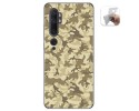 Funda Gel Tpu para Xiaomi Mi Note 10 diseño Sand Camuflaje Dibujos