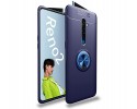 Funda Magnetica Soporte con Anillo Giratorio 360 para Oppo Reno 2 Azul