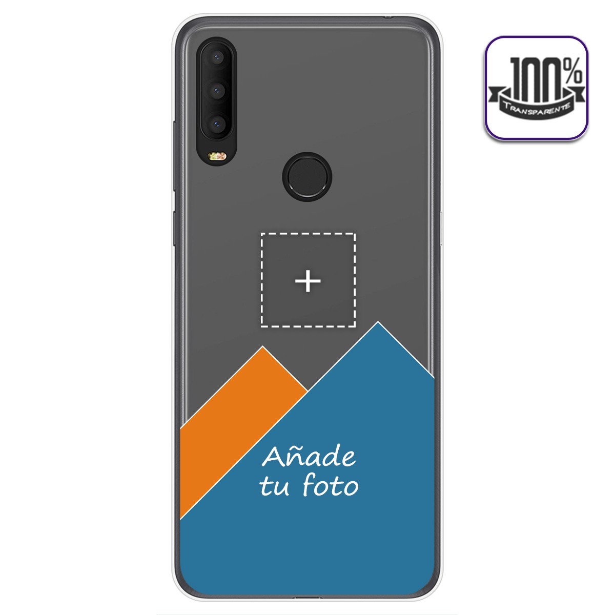 Personaliza tu Funda Gel 100% Transparente con tu Fotografia para Alcatel 3X 2020 dibujo personalizada