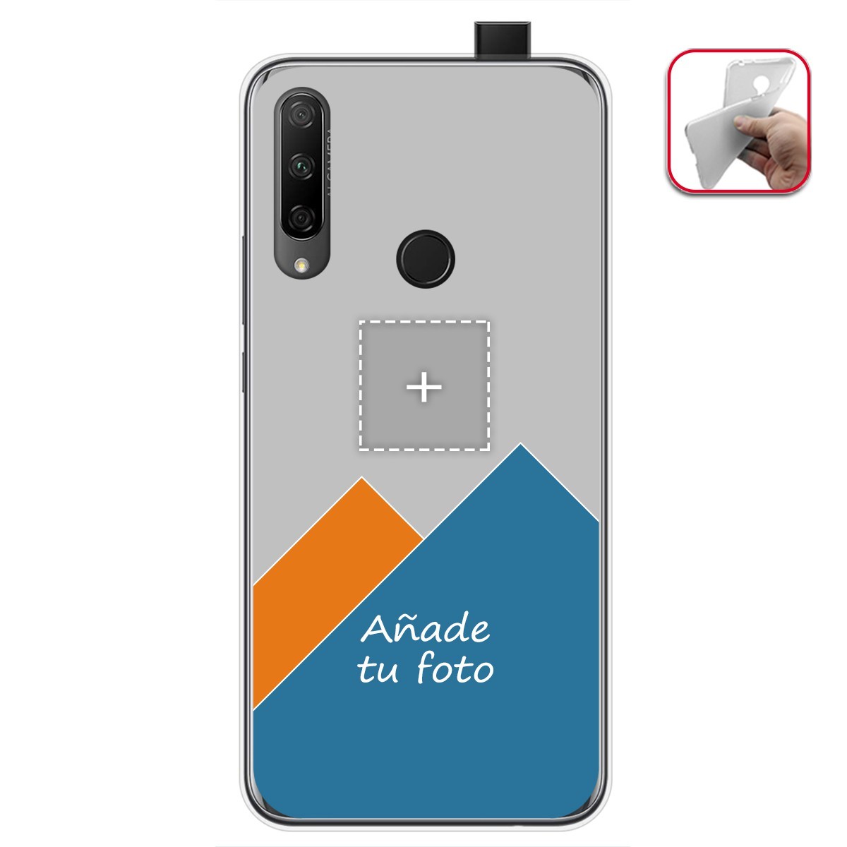 Personaliza tu Funda Gel Mate con tu Fotografia para Huawei Honor 9X dibujo personalizada