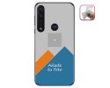 Personaliza tu Funda Gel Mate con tu Fotografia para Motorola Moto G8 Plus dibujo personalizada