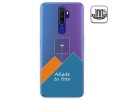 Personaliza tu Funda Gel 100% Transparente con tu Fotografia para Oppo A9 2020 dibujo personalizada