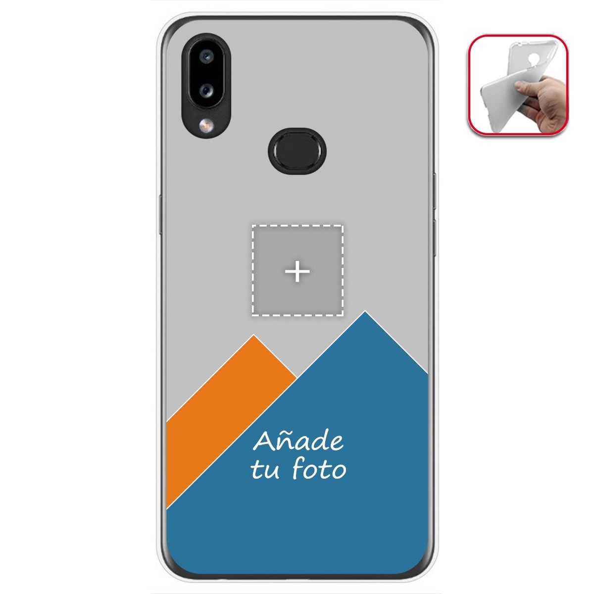 Personaliza tu Funda Gel Mate con tu Fotografia para Samsung Galaxy A10s dibujo personalizada
