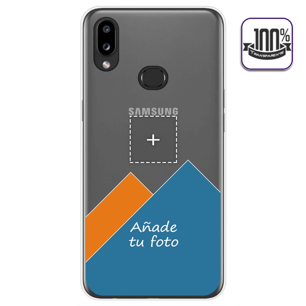 Personaliza tu Funda Gel 100% Transparente con tu Fotografia para Samsung Galaxy A10s dibujo personalizada