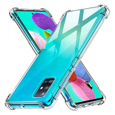 Funda Gel Tpu Anti-Shock Transparente para Samsung Galaxy A51