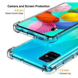 Funda Gel Tpu Anti-Shock Transparente para Samsung Galaxy A51
