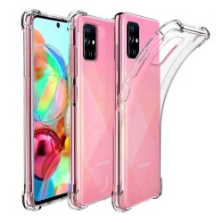 Funda Gel Tpu Anti-Shock Transparente para Samsung Galaxy A71 2