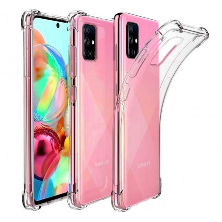 Funda Gel Tpu Anti-Shock Transparente para Samsung Galaxy A71