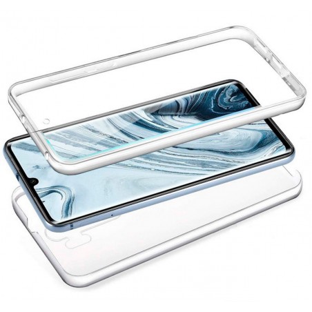 Funda Completa Transparente Pc + Tpu Full Body 360 para Xiaomi Mi Note 10