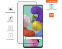 Protector Cristal Templado Completo 5D Full Glue Negro para Samsung Galaxy A51 Vidrio