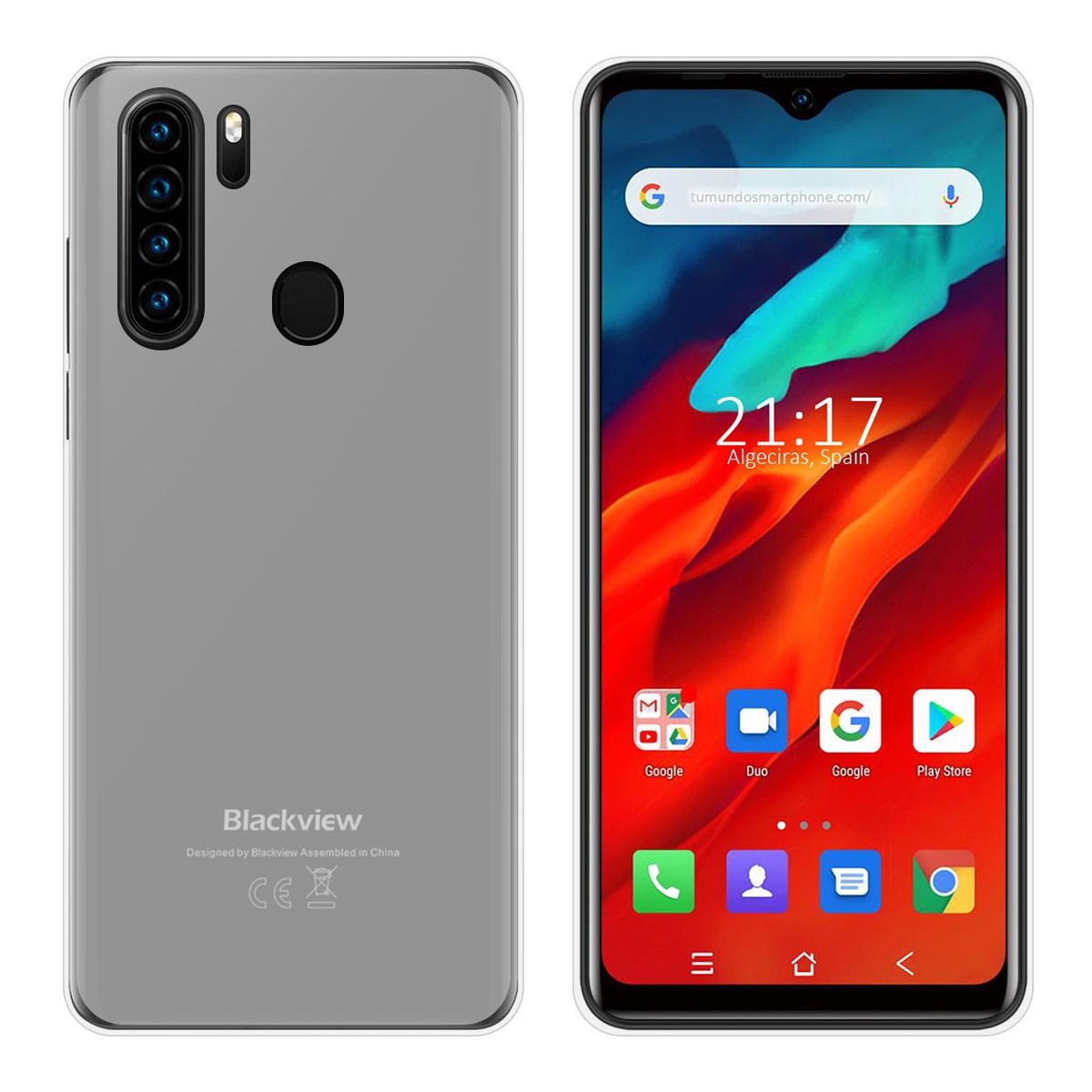 Funda Gel Tpu para Blackview A80 Pro Color Transparente