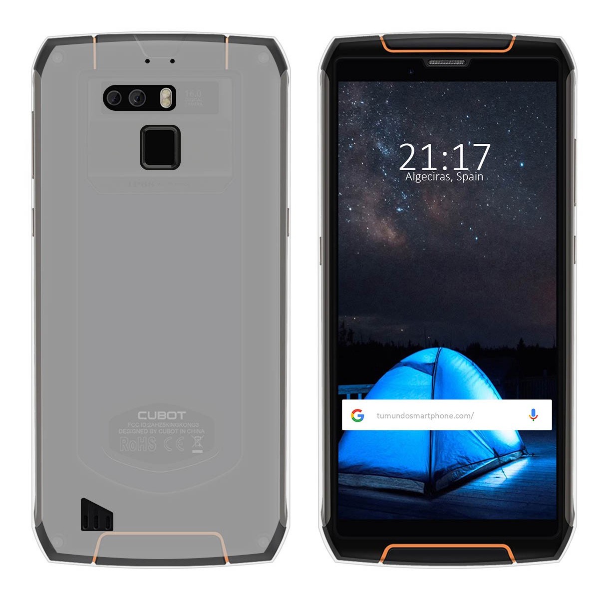 Funda Gel Tpu para Cubot King Kong 3 Color Transparente