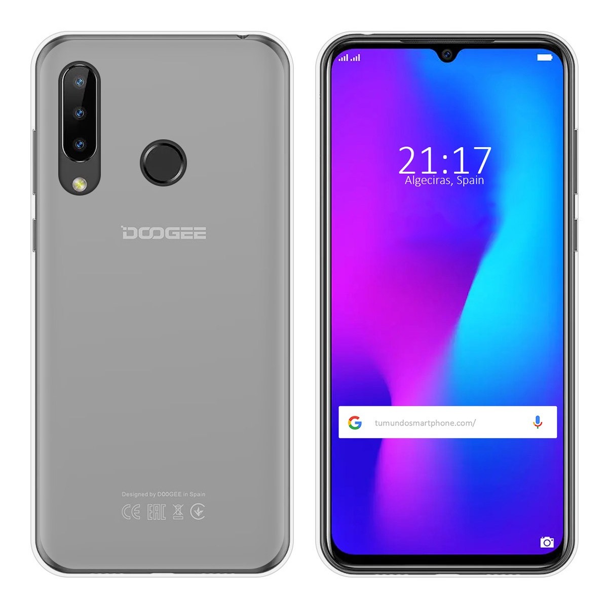 Funda Gel Tpu para Doogee N20 Color Transparente