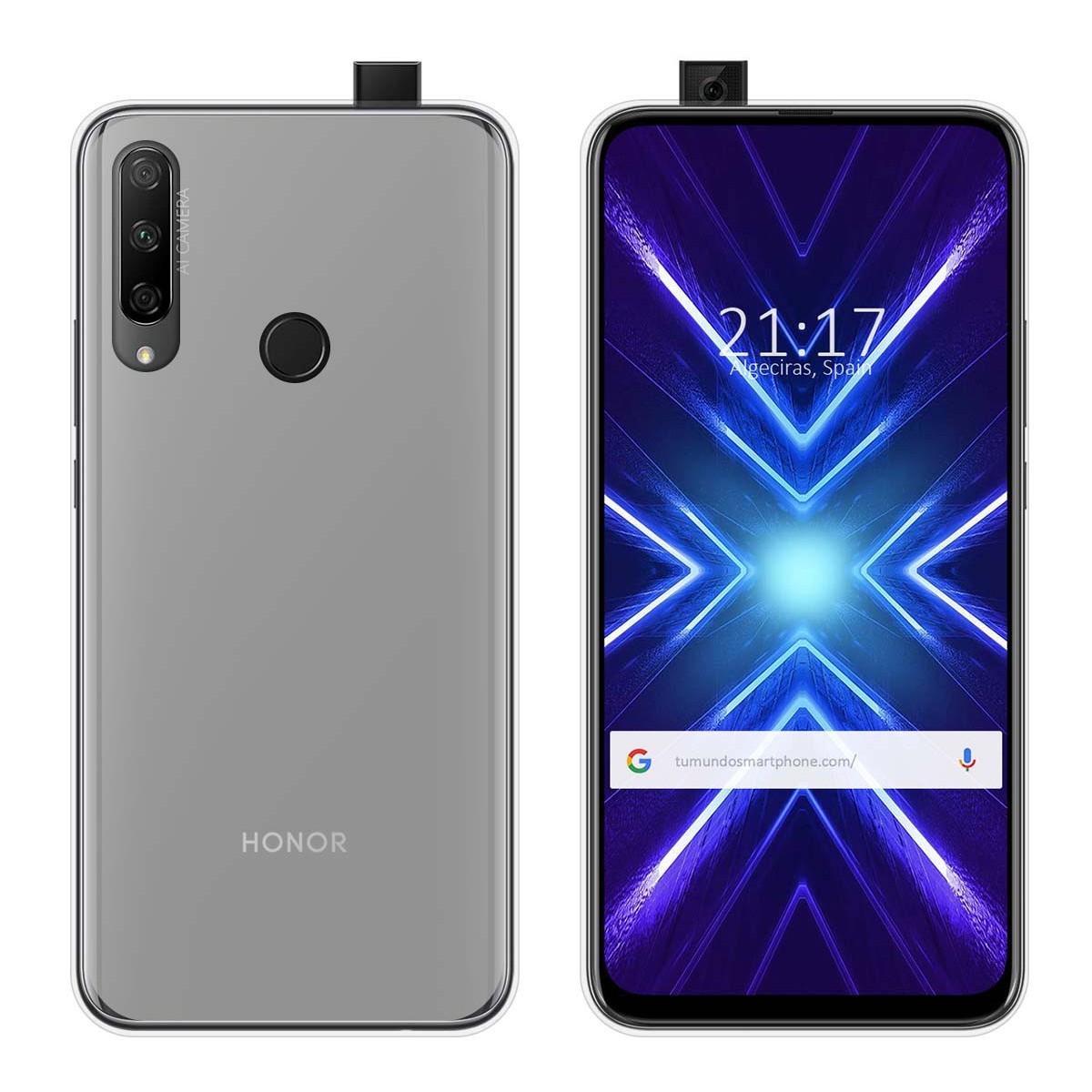 Funda Gel Tpu para Huawei Honor 9X Color Transparente