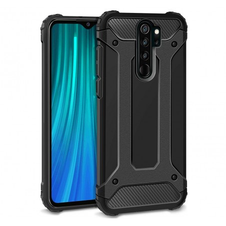 Funda Tipo Hybrid Tough Armor (Pc+Tpu) Negra para Xiaomi Redmi Note 8 Pro