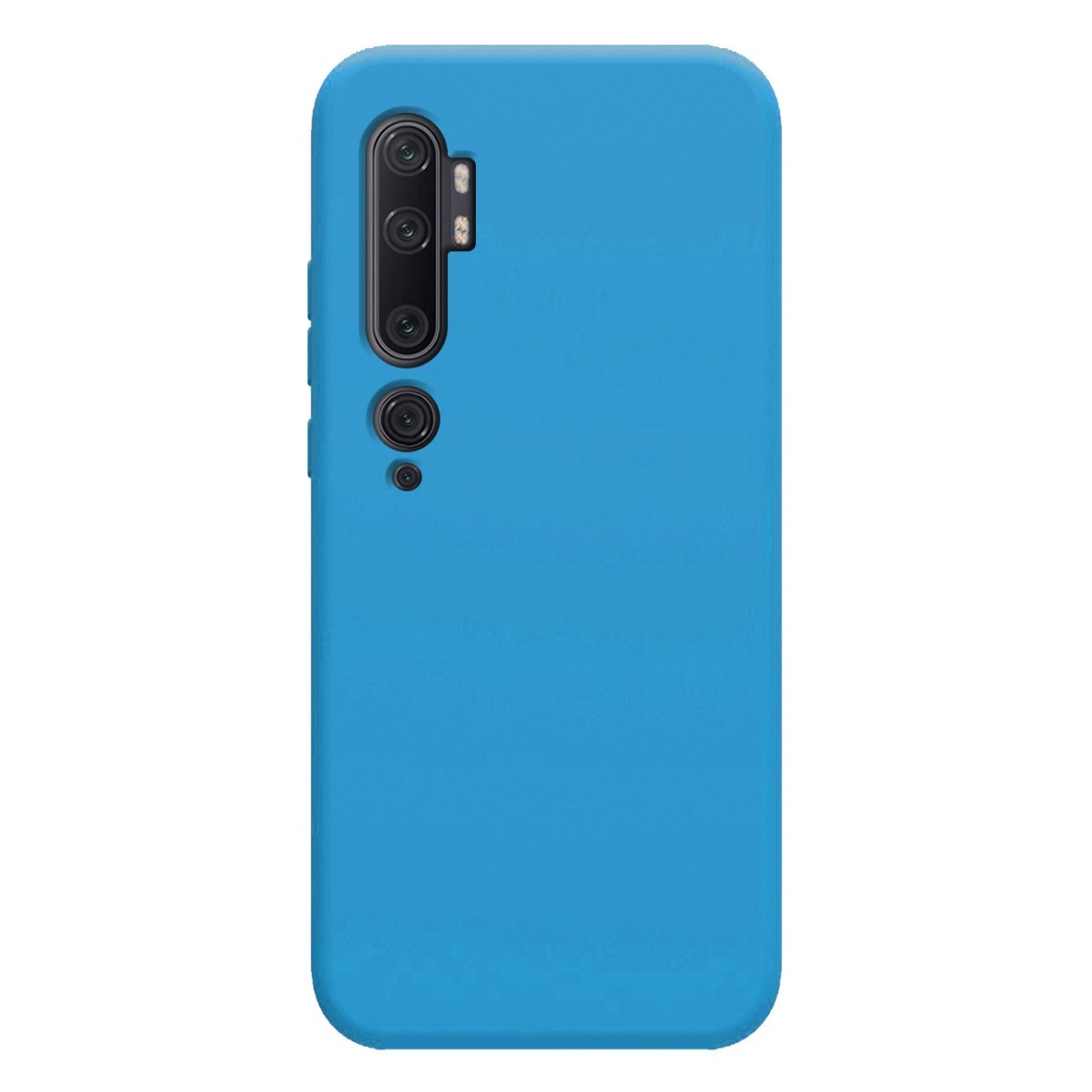 Funda Silicona Líquida Ultra Suave para Xiaomi Mi Note 10 color Azul