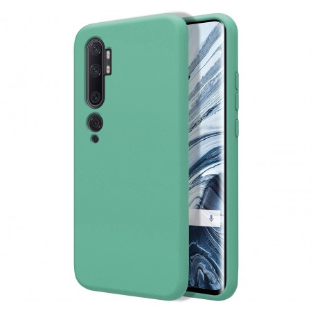 Funda Silicona Líquida Ultra Suave para Xiaomi Mi Note 10 color Verde