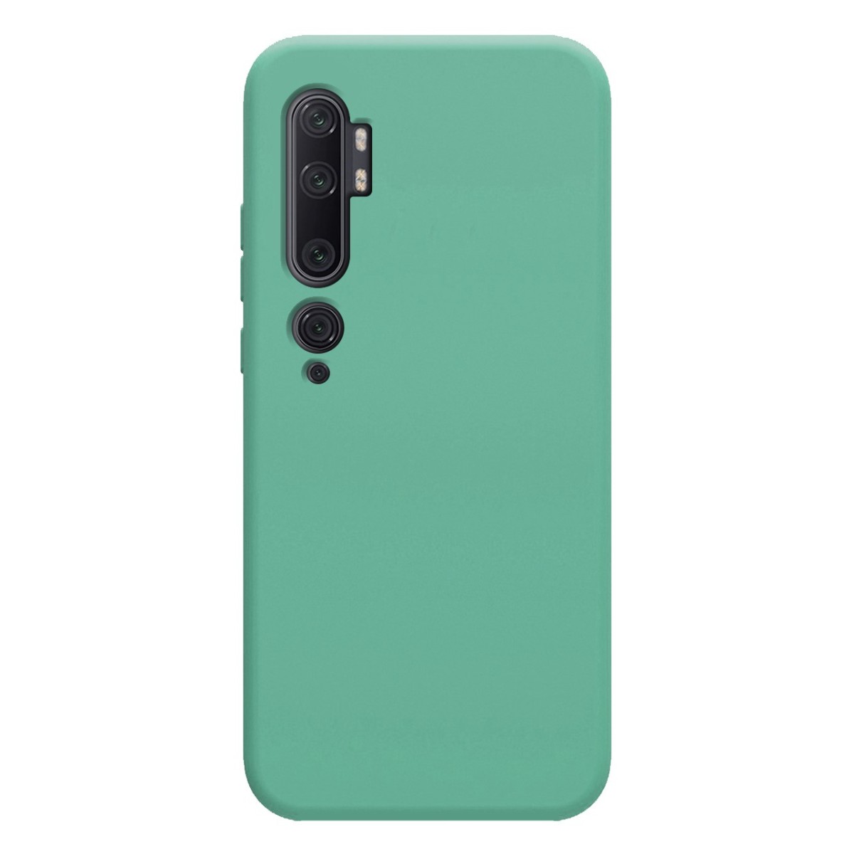 Funda Silicona Líquida Ultra Suave para Xiaomi Mi Note 10 color Verde
