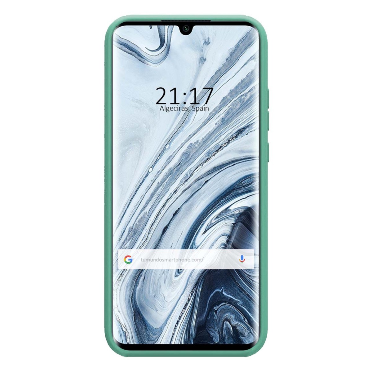 Funda Silicona Líquida Ultra Suave para Xiaomi Mi Note 10 color Verde
