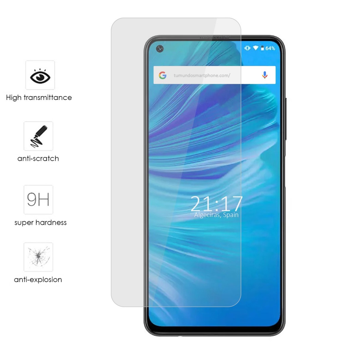 Protector Cristal Templado para Umidigi F2 Vidrio