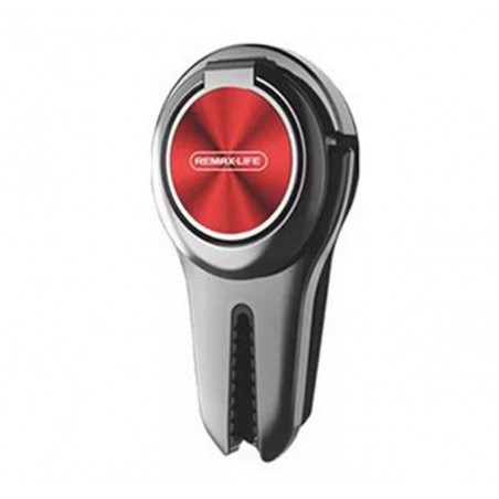 Anillo / Soporte / Soporte-Rejilla Remax 3 en 1 Adhesivo para Móvil color Rojo