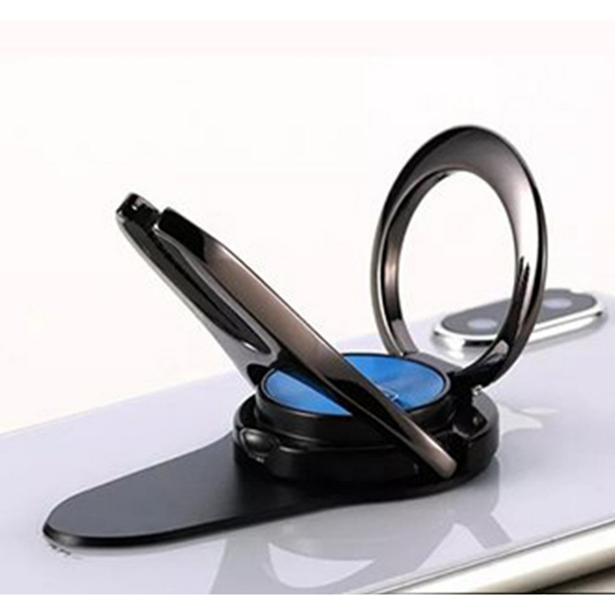 Anillo / Soporte / Soporte-Rejilla Remax 3 en 1 Adhesivo para Móvil color Rojo