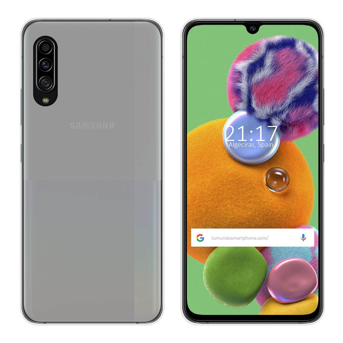 Funda Gel Tpu para Samsung Galaxy A90 5G Color Transparente