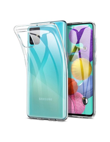 Funda Gel Tpu Fina Ultra-Thin 0,5mm Transparente para Samsung Galaxy A51