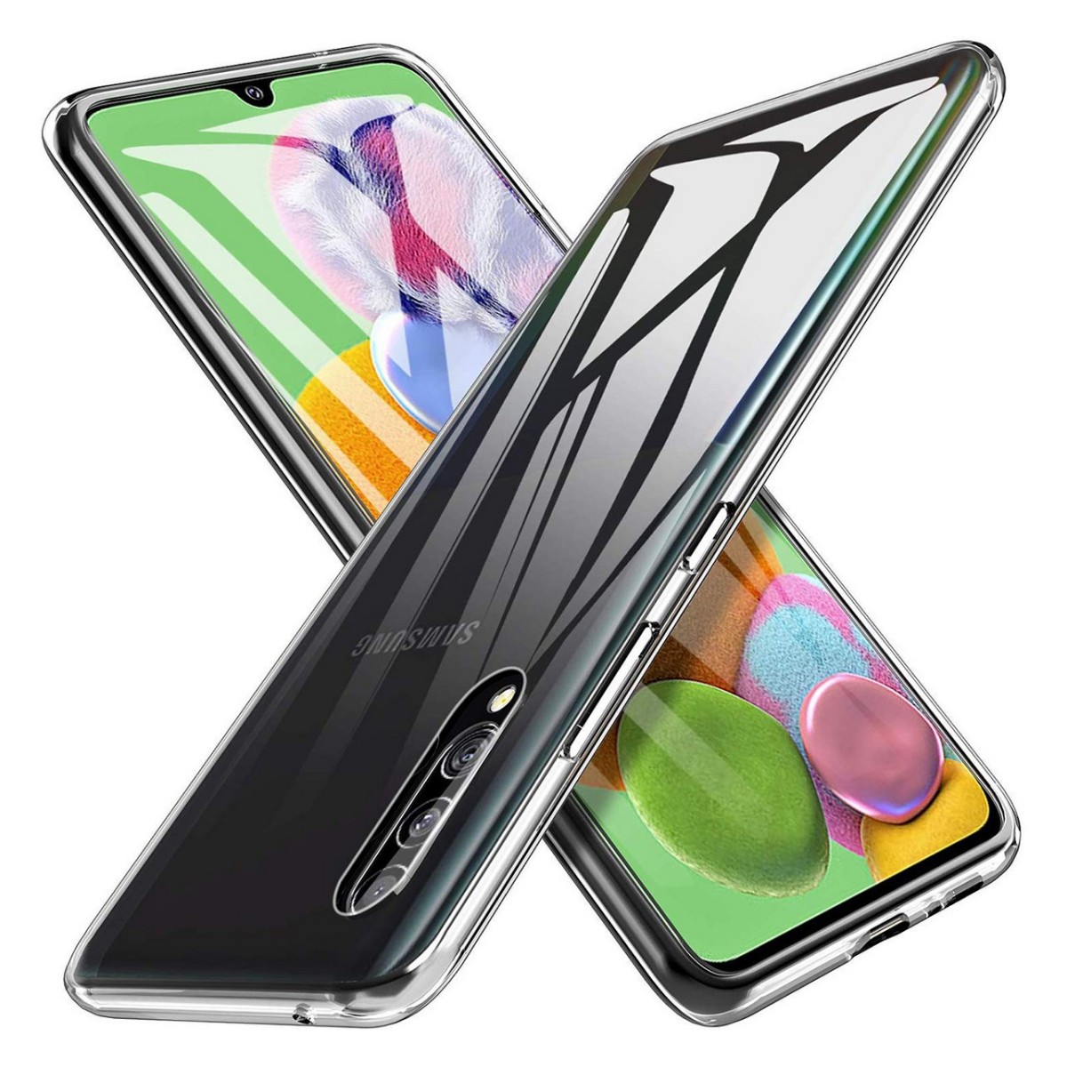 Funda Gel Tpu Fina Ultra-Thin 0,5mm Transparente para Samsung Galaxy A90 5G