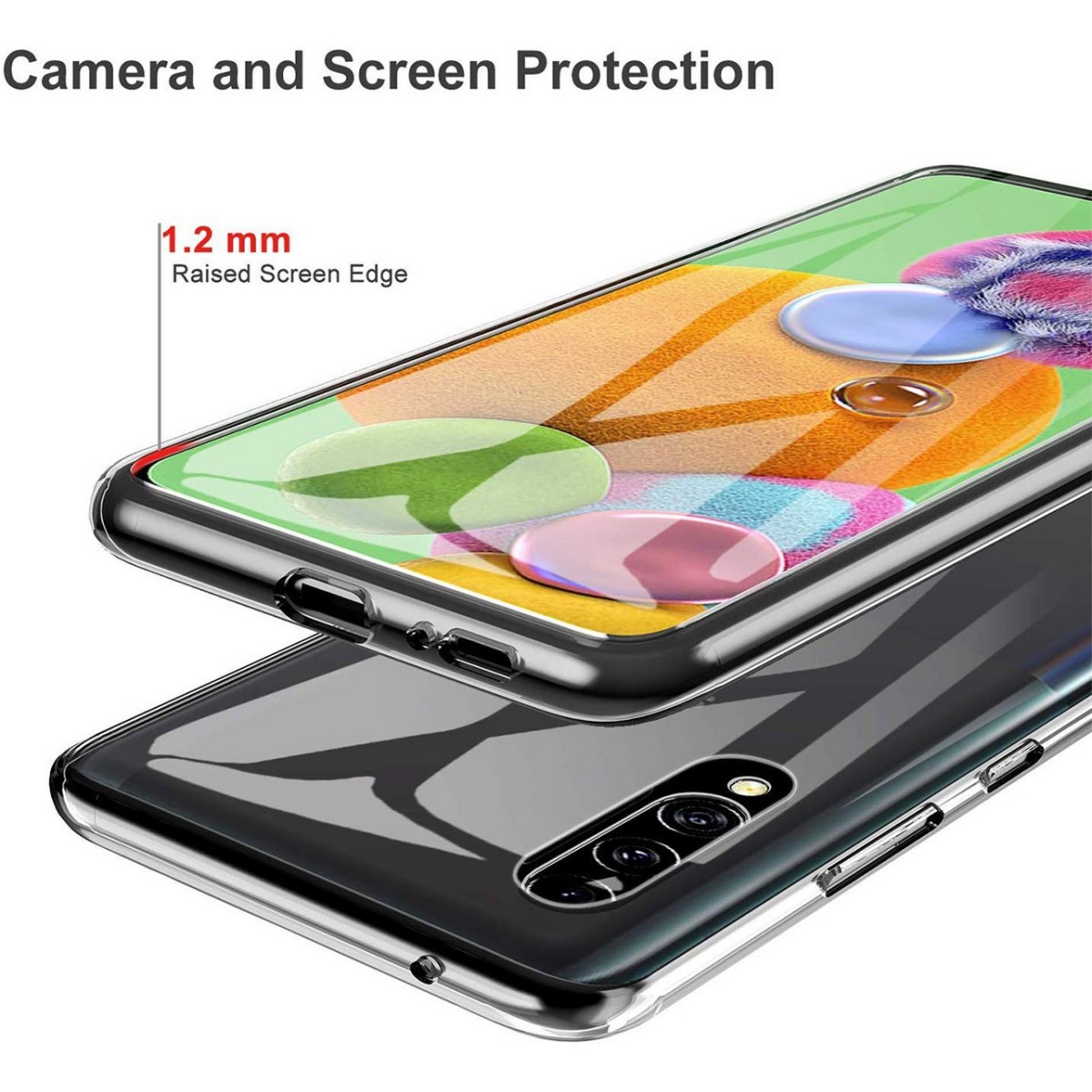 Funda Gel Tpu Fina Ultra-Thin 0,5mm Transparente para Samsung Galaxy A90 5G