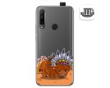 Funda Gel Transparente para Huawei Honor 9X diseño Bufalo Dibujos