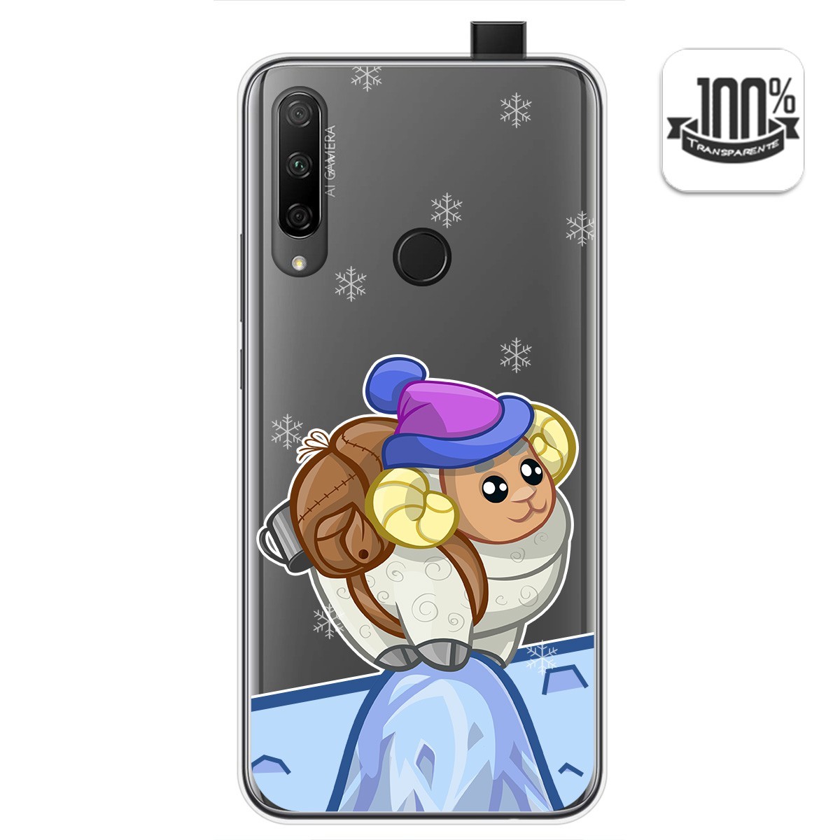 Funda Gel Transparente para Huawei Honor 9X diseño Cabra Dibujos