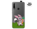Funda Gel Transparente para Huawei Honor 9X diseño Conejo Dibujos