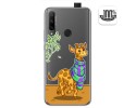 Funda Gel Transparente para Huawei Honor 9X diseño Jirafa Dibujos