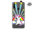Funda Gel Transparente para Huawei Honor 9X diseño Unicornio Dibujos