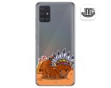 Funda Gel Transparente para Samsung Galaxy A51 diseño Bufalo Dibujos