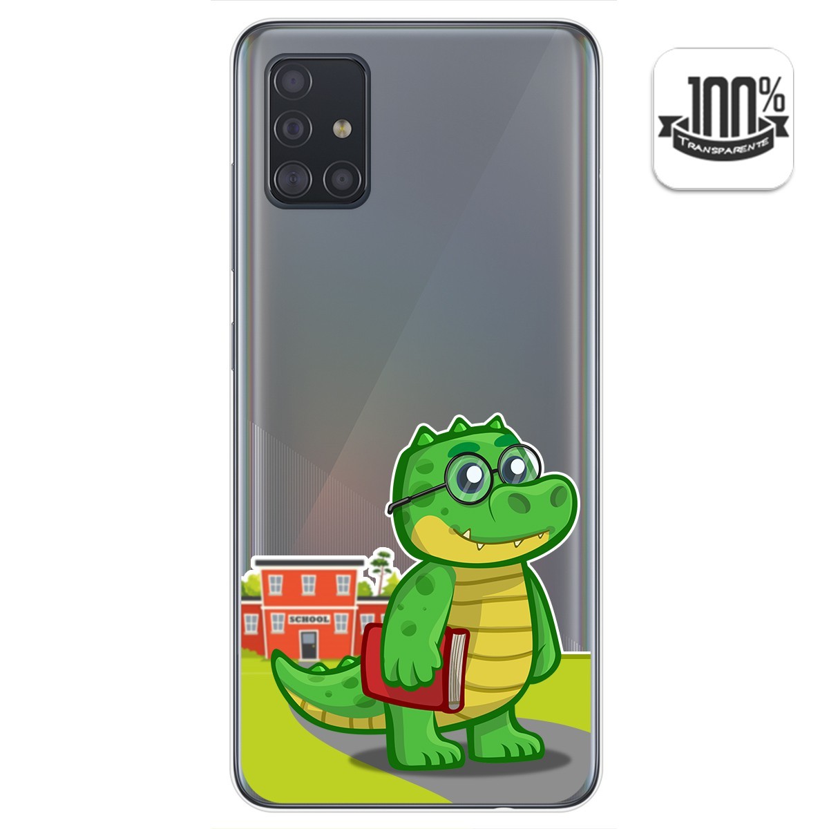 Funda Gel Transparente para Samsung Galaxy A51 diseño Coco Dibujos