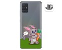 Funda Gel Transparente para Samsung Galaxy A51 diseño Conejo Dibujos