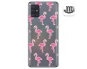Funda Gel Transparente para Samsung Galaxy A51 diseño Flamenco Dibujos