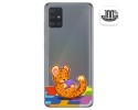 Funda Gel Transparente para Samsung Galaxy A51 diseño Leopardo Dibujos