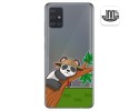 Funda Gel Transparente para Samsung Galaxy A51 diseño Panda Dibujos