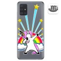 Funda Gel Transparente para Samsung Galaxy A51 diseño Unicornio Dibujos