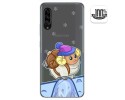Funda Gel Transparente para Samsung Galaxy A90 5G diseño Cabra Dibujos