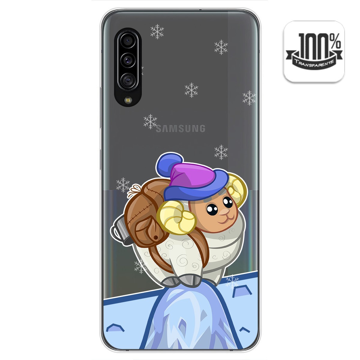 Funda Gel Transparente para Samsung Galaxy A90 5G diseño Cabra Dibujos
