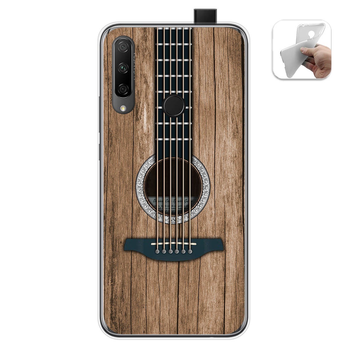 Funda Gel Tpu para Huawei Honor 9X diseño Madera 11 Dibujos