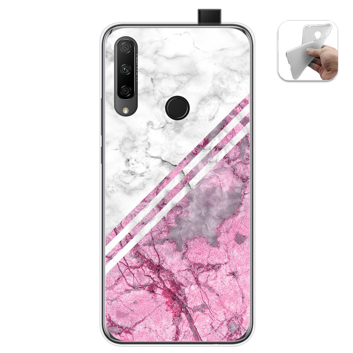 Funda Gel Tpu para Huawei Honor 9X diseño Mármol 03 Dibujos