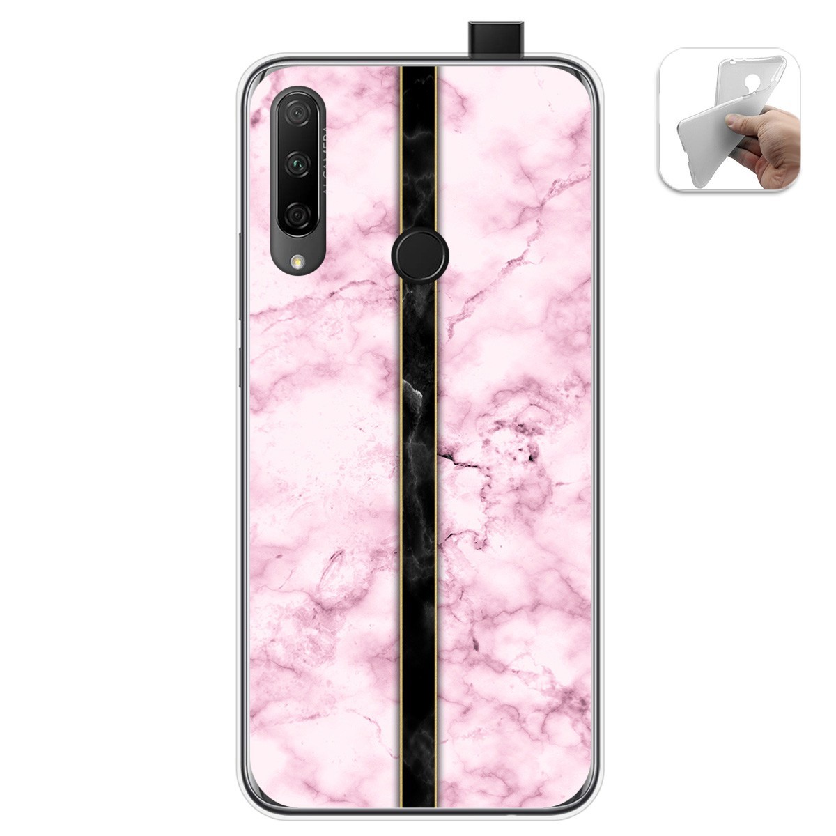 Funda Gel Tpu para Huawei Honor 9X diseño Mármol 04 Dibujos