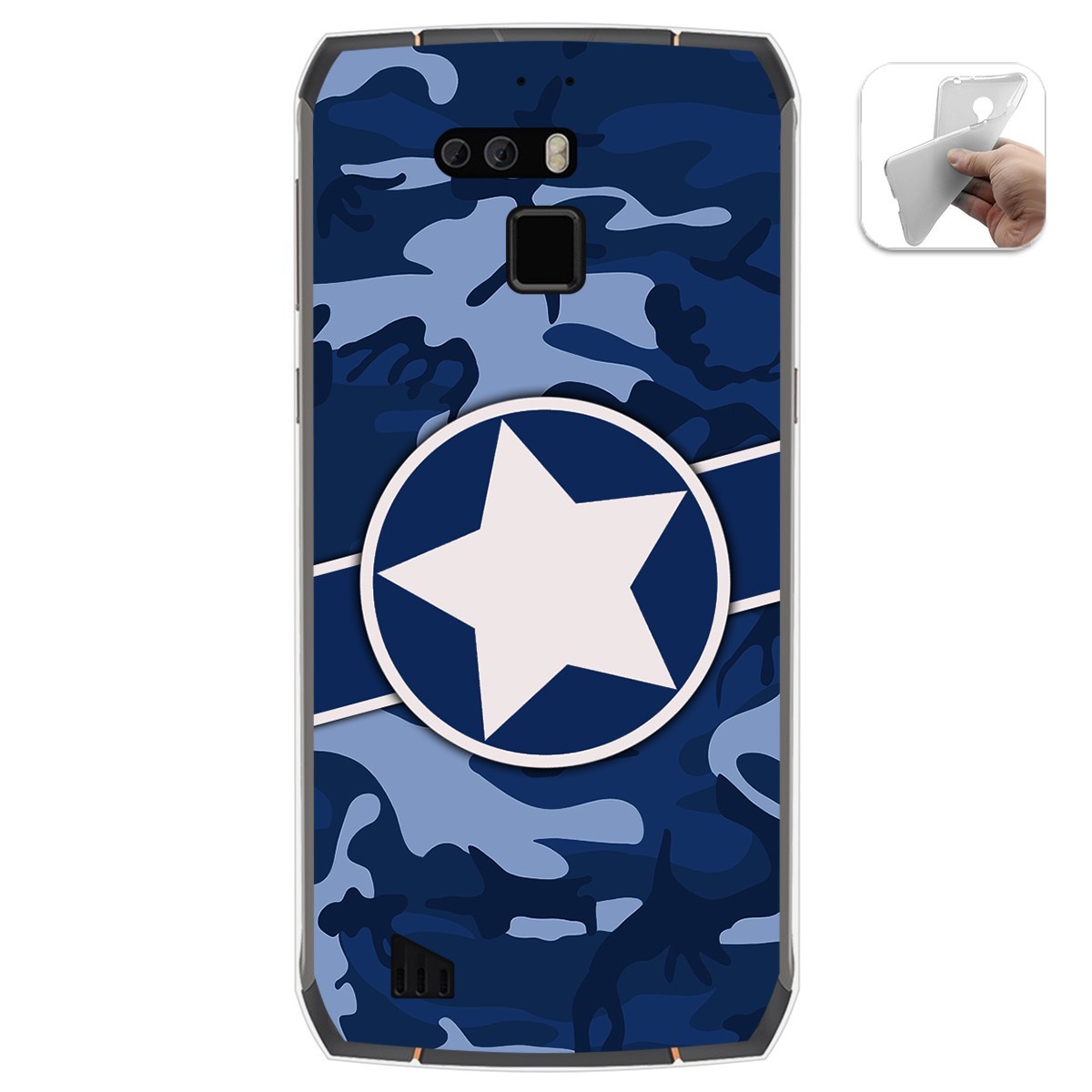 Funda Gel Tpu para Cubot King Kong 3 diseño Camuflaje 03 Dibujos