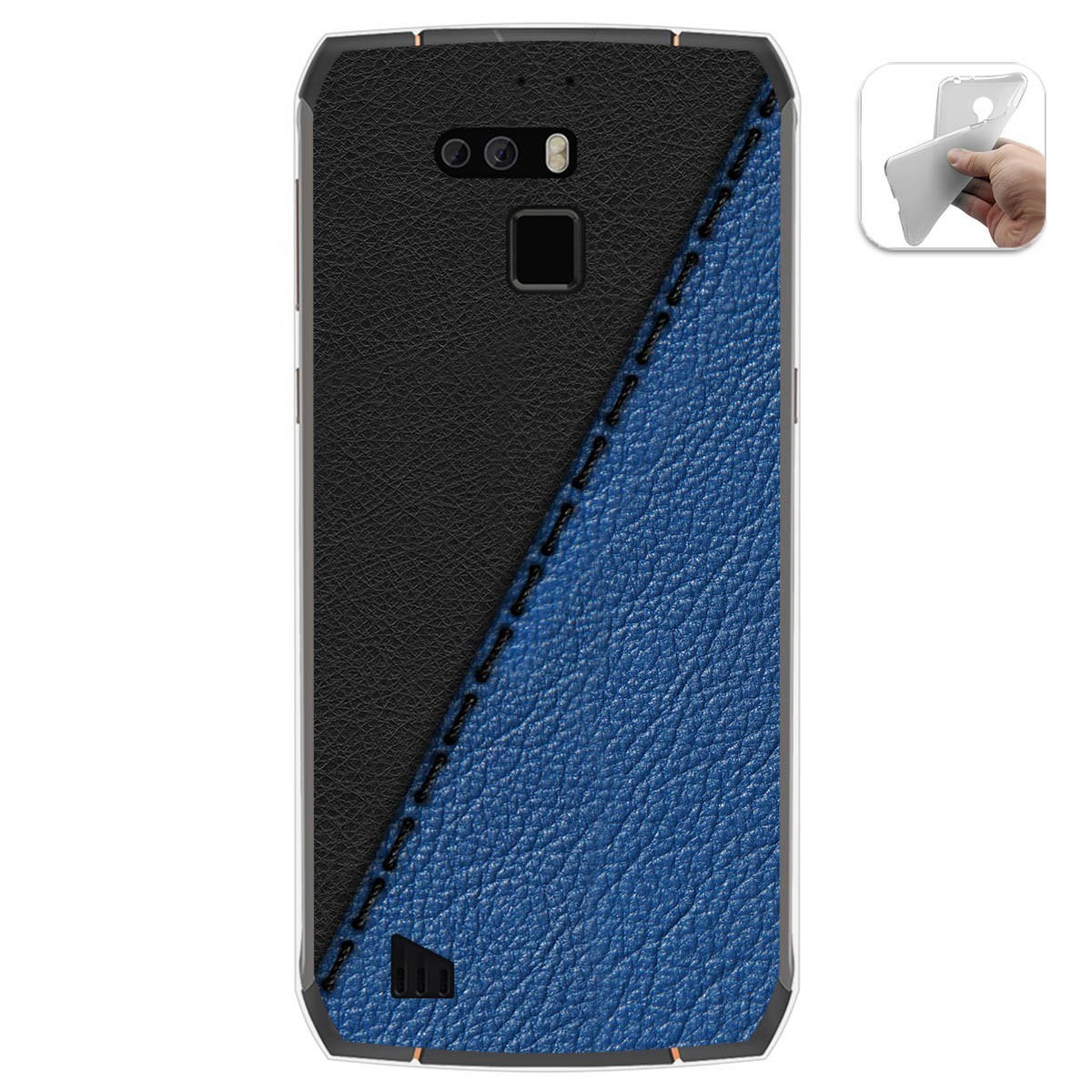Funda Gel Tpu para Cubot King Kong 3 diseño Cuero 02 Dibujos