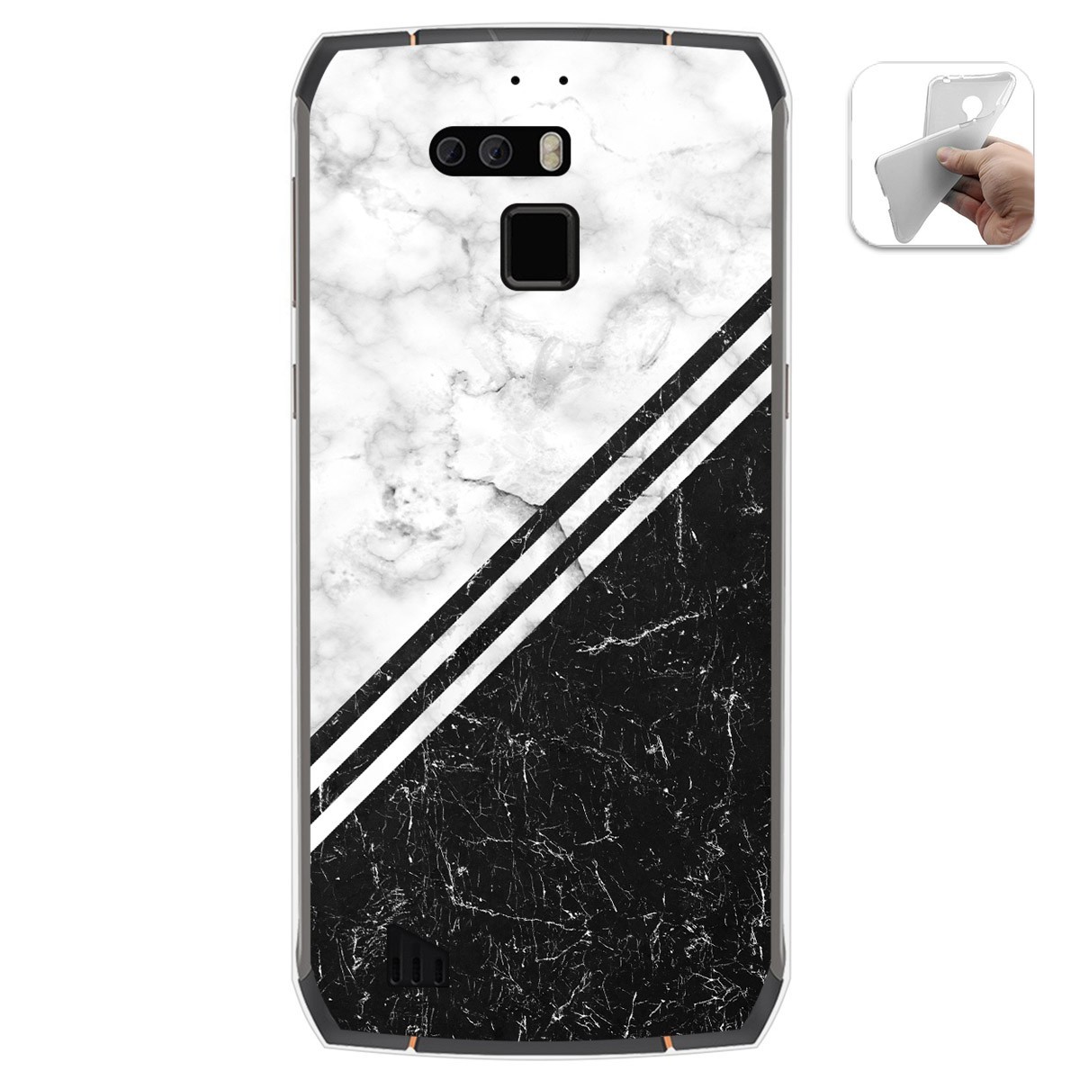Funda Gel Tpu para Cubot King Kong 3 diseño Mármol 01 Dibujos
